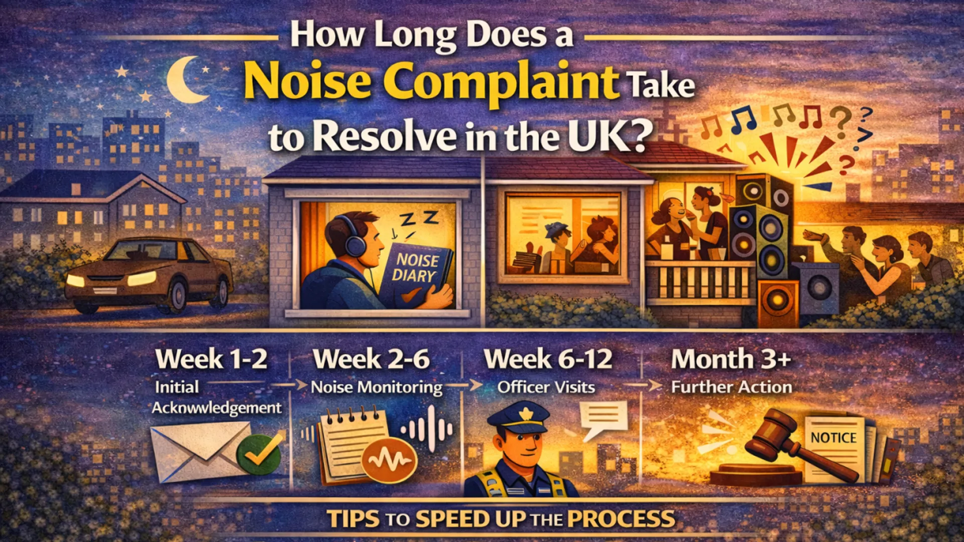 How Long Does a Noise Complaint Take to Resolve in the UK?